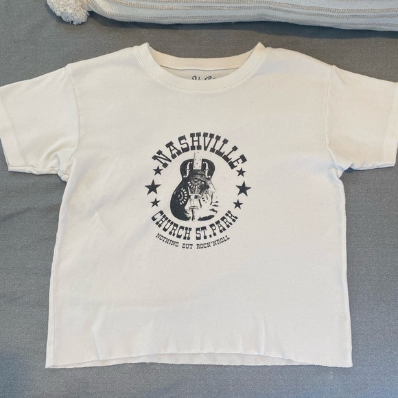 Brandy Melville Tops - Brandy Melville Nashville Graphic T-Shirt, One Size